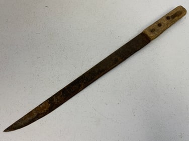 LARGE ANTIQUE CIVIL WAR ERA CONFEDERATE STYLE FIGHTING KNIVE