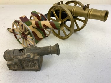 VINTAGE TOY CANNON MODELS