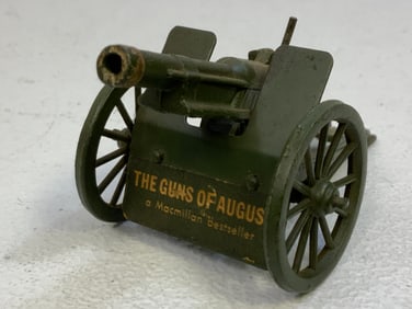 VINTAGE BRITAINS LTD GUNS OF AUGUST ADVERTIZINS TOY CANNON