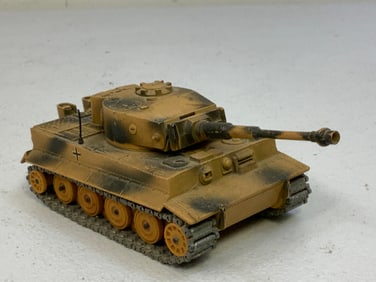 WWII GERMAN TIGER 1 DIE CAST MODEL CUSTOM DETAILED