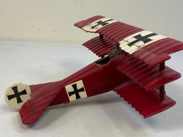 WWI GERMAN PLANE LARGE DISPLAY MODEL