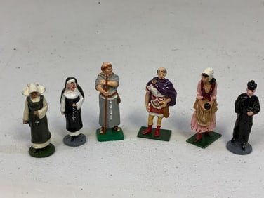 PAINTED LEAD HISTORICAL FIGURES