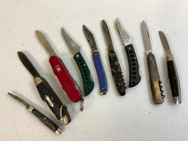 VINTAGE LOT OF POCKET KNIVES