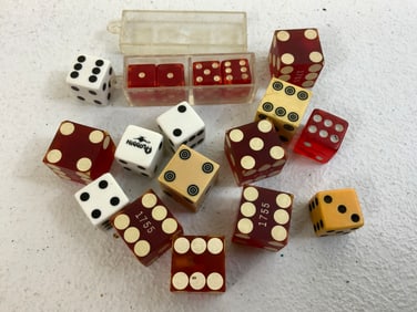 VINTAGE CASINO GAMBLING DICE