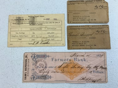 VINTAGE AND ANTIQUE EPHEMERA