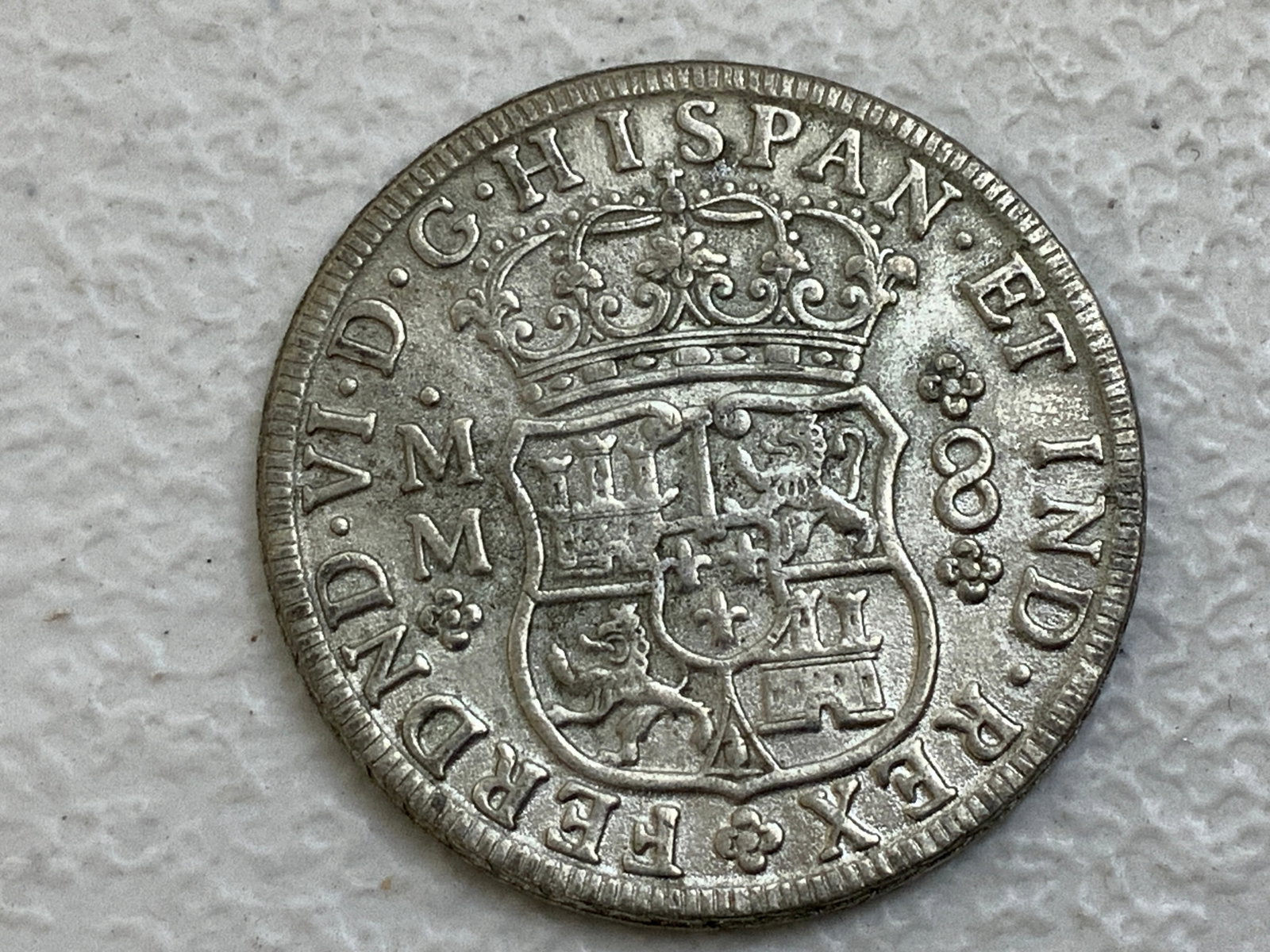 SPANISH COLONIAL 1797 MEXICO 8 REALES PILLAR COPY: SPANISH COLONIAL 1797 MEXICO 8 REALES PILLAR COPY. VERY GOOD COPY OF THIS RARE AND VALUBLE COIN.