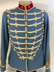 FRENCH HUSSAR UNIFORM PELISSE JACKET AND RED PANTS