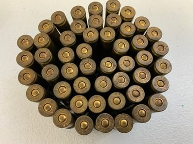 US 30-06 MG BLANKS TRAINING AMMO BELT WITH BOX OF LINKS