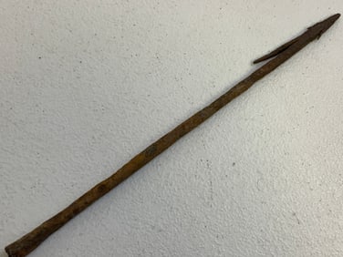 ANTIQUE MEDIEVAL STYLE HUNTING FISHING SPEAR HEAD
