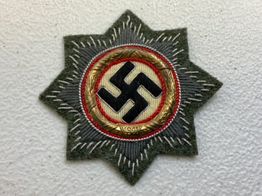 GERMANY THIRD REICH WWII 1941 GERMAN CROSS IN GOLD CLOTH VARIATION