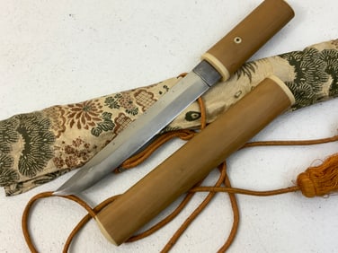 ANTIQUE JAPANESE TANTO SEPPUKU HARAKIRI DAGGER