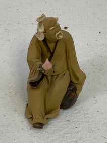 JAPAN VINTAGE TRADITIONAL CLAY FIGURINE