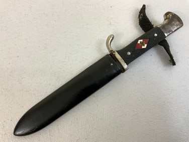 GERMANY THIRD REICH HITLER YOUTH KNIFE WITH MOTTO BY ROBI KLAAS