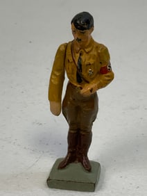 GERMAN NAZI PERIOD LINEOL / ELASTOLIN TOY SOLDIER ADOLF HITLER FUGURE