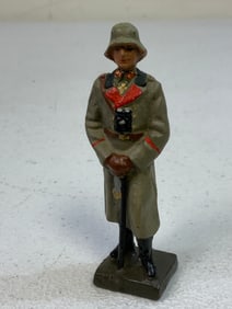 GERMAN NAZI PERIOD LINEOL / ELASTOLIN TOY SOLDIER ARMY GENERAL