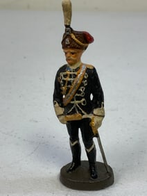 GERMAN NAZI PERIOD LINEOL / ELASTOLIN TOY SOLDIER IMPERIALHUSSAR GENERAL