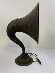 ANTIQUE 1920'S TOWER MEISTERSINGER GOOSENECK HORN RADIO SPEAKER