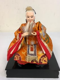 JAPAN TRADITIONAL JAPANESE DOLL WITH STAND