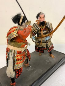 JAPAN TRADITIONAL VINTAGE JAPANESE SAMURAI WARRIORS DOLLS