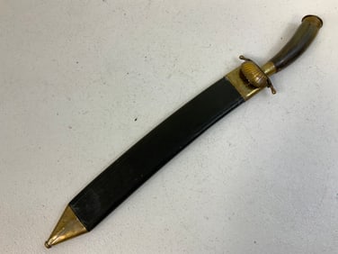 ANTIQUE DUTCH COLONIAL JAVA MADE SHORT SWORD