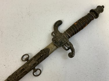 ANTIQUE US FRATERNAL MASONIC DRESS AND CEREMONIAL SWORD