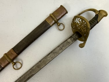 US MODEL 1850 FOOT OFFICER’S SWORD