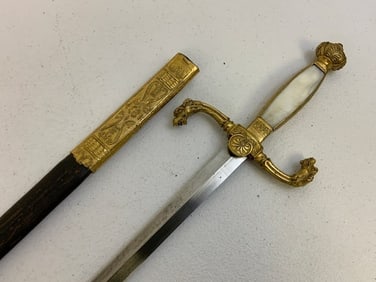 ANTIQUE FRENCH MARSHALL OR GENERAL SWORD