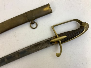ANTIQUE FRENCH NAPOLEONIC HUSSAR LIGHT CAVALRY OFFICER SWORD