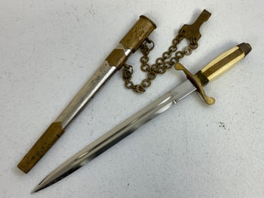 VINTAGE COMMUNIST BULGARIAN ARMY OFFICER DRESS DAGGER