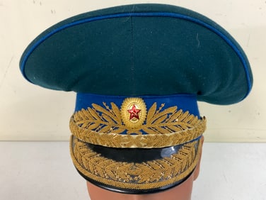USSR SOVIET RUSSIAN KGB GENERAL DRESS VISOR HAT
