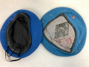 USSR SOVIET RUSSIAN PARATROOPERS BLUE BERETS