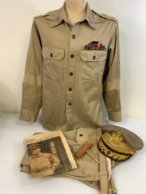 US GENERAL DOUGLAS MACARTHUR UNIFORM GROUPING MUSEUM QUALITY HISTORICAL REPRODUCTION