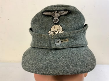 WWII GERMAN WAFFEN SS M43 HAT