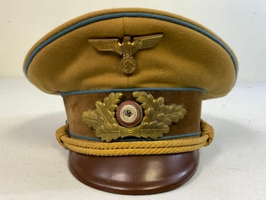 GERMANY THIRD REICH GERMAN NSDAP NAMED POLITICAL LEADER VISOR CAP