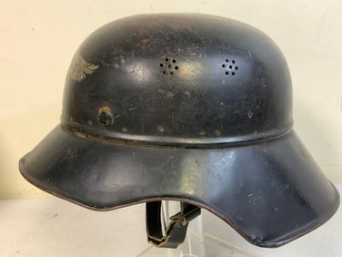 THIRD REICH GERMANY AIR RAID PROTECTION LUFTSCHUTZ GLADIATOR HELMET
