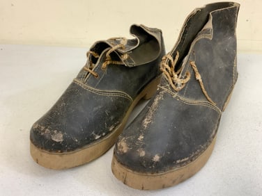 WWII NAZI GERMAN CONCENTRATION CAMP INMATE SHOES