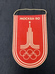 USSR MOSCOW OLYMPICS 1980 PENNANT