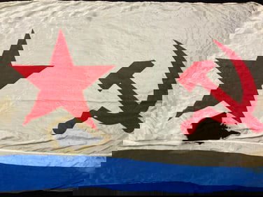 USSR SOVIET NAVY SHIP OR SUBMARINE FLAG