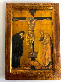 GREECE THE CRUCIFIXION ICON
