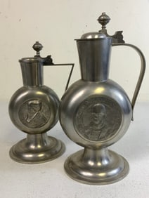 VINTAGE GERMAN PEWTER STEINS