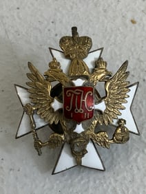 RUSSIAN EMPIRE ST. PETERSBURG ARMY COMMANDER BADGE
