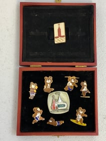 USSR 1980 OLYMPICS SET OF PINS