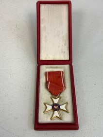 POLAND WWII ORDER OF POLONIA RESTITUTA WITH BOX