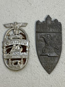 GERMANY THIRD REICH LOT OF 2 BADGES