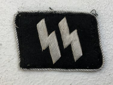 GERMANY THIRD REICH SS OFFICERS COLLAR TAB
