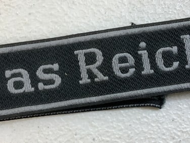 WWII GERMAN WAFFEN SS "DAS REICH" CUFFTITLE