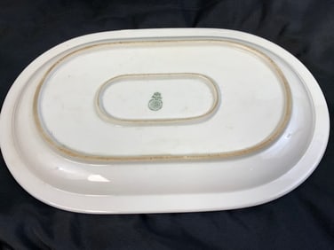 GERMANY THIRD REICH ROSENTHAL SQUAD SIZE SERVING TRAY DAF GERMAN LABOR FRONT MARKED