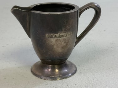 GERMANY THIRD REICH DER DEUTCHE HOF HOTEL NUREMBERG SILVER CREAMER