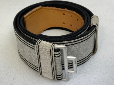NAZI GERMANY SS OFFICERS BROCADE BELT