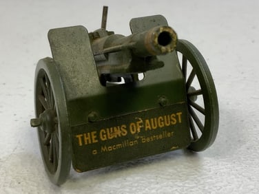 VINTAGE BRITAINS LTD GUNS OF AUGUST ADVERTIZINS TOY CANNON